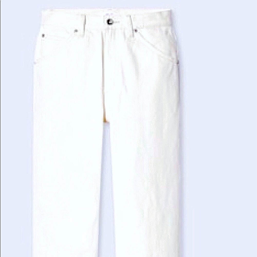 UNIQLO White Jeans  Women U RegularFit
